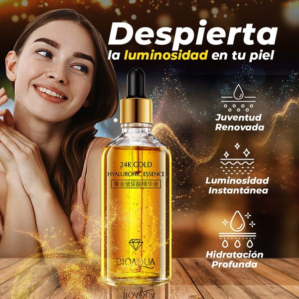 ¨SERUM 24K GOLD + MASAJEADOR FACIAL DE MICROCORRIENTE¨