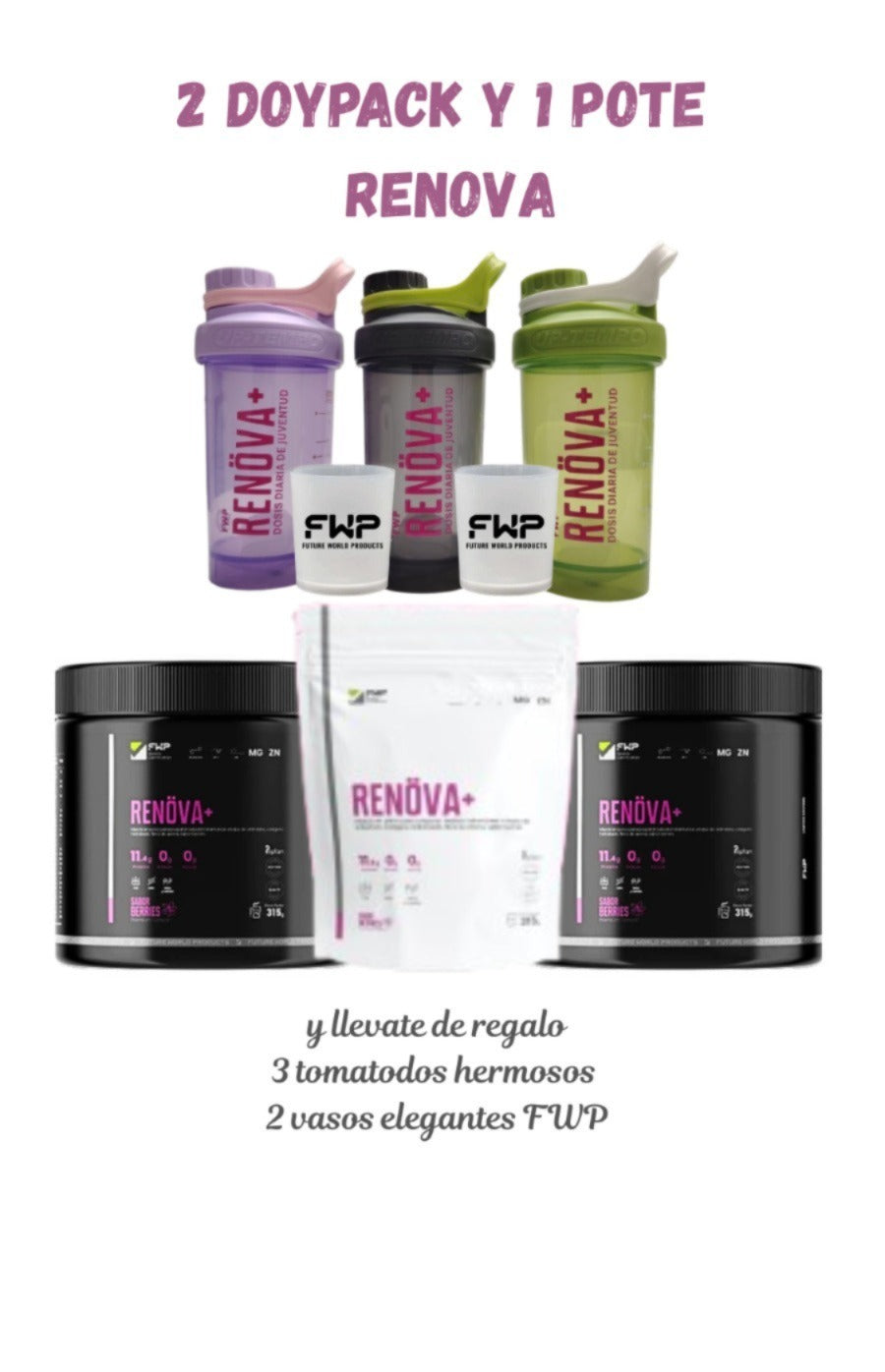 2 POTES Y 1 DOYPACK RENOVA